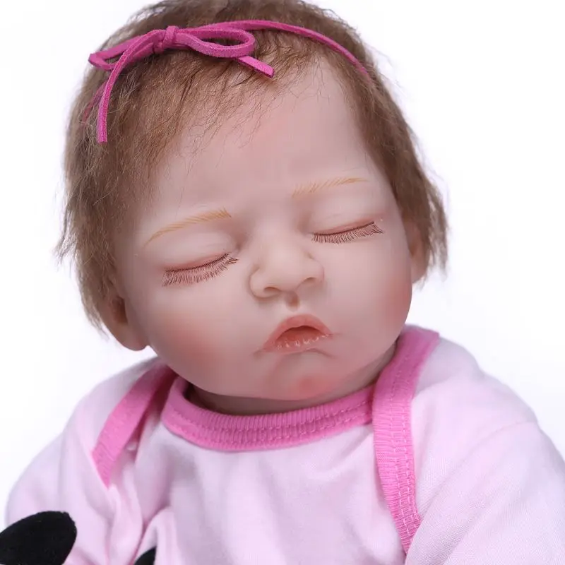 20" Sleeping Reborn Doll Realistic Silicone Vinyl Newborn Babies Toy Girl Princess Clothes Pacifier Lifelike Handmade Gifts 72XC
20" Sleeping Reborn Doll Realistic Silicone Vinyl Newborn Babies Toy Girl Princess Clothes Pacifier Lifelike Handmade Gifts 72XC