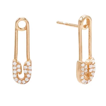 LOZRUNVE Minimalist Jewelry Kolczyki Rose Gold Plated Jewelry 925 Silver Safety Pin Earrings Studs
LOZRUNVE Minimalist Jewelry Kolczyki Rose Gold Plated Jewelry 925 Silver Safety Pin Earrings Studs