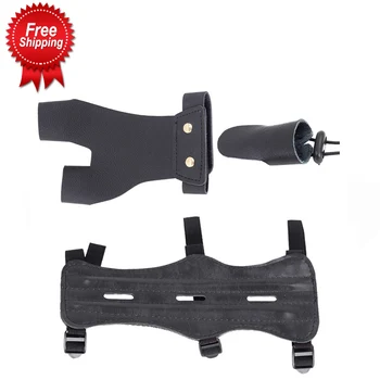 3-Piece Archery Protector Leather Shooting Archery Arm Guard Protection Safe Guard
3-Piece Archery Protector Leather Shooting Archery Arm Guard Protection Safe Guard