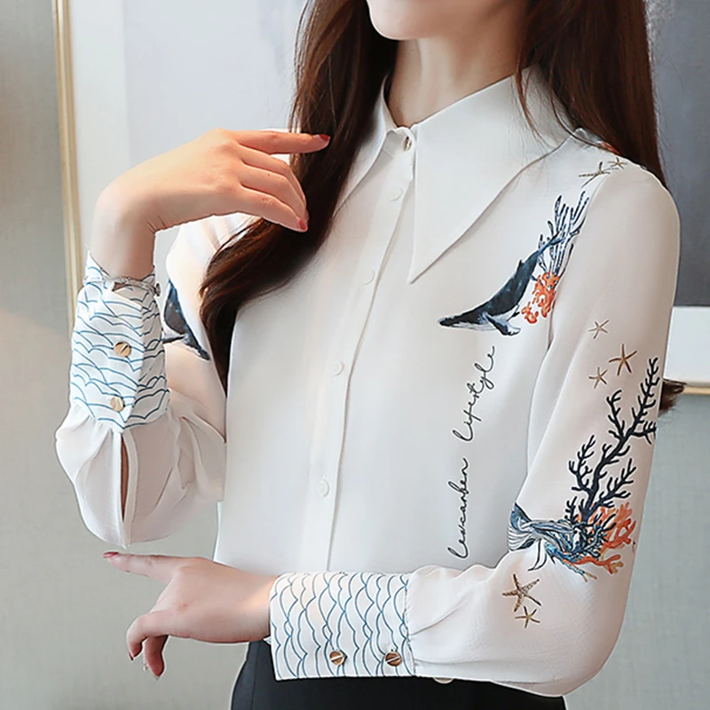 Fashion Autumn Women Shirts Woman Print Blouses Shirt Woman Chiffon Blouse Shirt Plus Size Womens Tops and Blouses Women Blouses
Fashion Autumn Women Shirts Woman Print Blouses Shirt Woman Chiffon Blouse Shirt Plus Size Womens Tops and Blouses Women Blouses