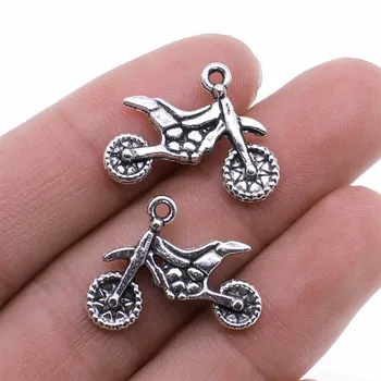 Wholesale Jewelry Lots Antique Silver Color 22x17mm Motorcycle Charms For Jewelry Making Fashion Jewelry Female 100 Pieces
Wholesale Jewelry Lots Antique Silver Color 22x17mm Motorcycle Charms For Jewelry Making Fashion Jewelry Female 100 Pieces