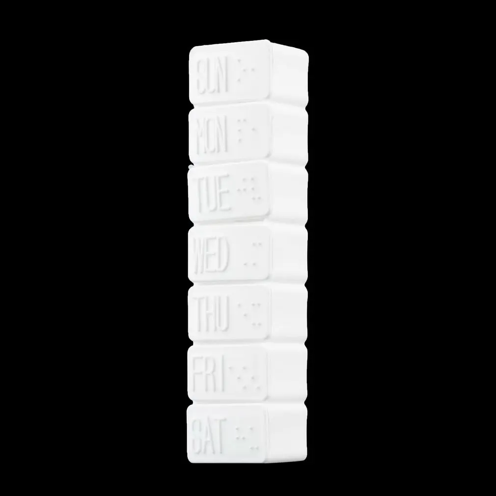 1pc One Week 7-days Small Medicine Pill Drug Box Pill Drug Mini Pillbox Container Non-removable Plastic Case Holder
1pc One Week 7-days Small Medicine Pill Drug Box Pill Drug Mini Pillbox Container Non-removable Plastic Case Holder