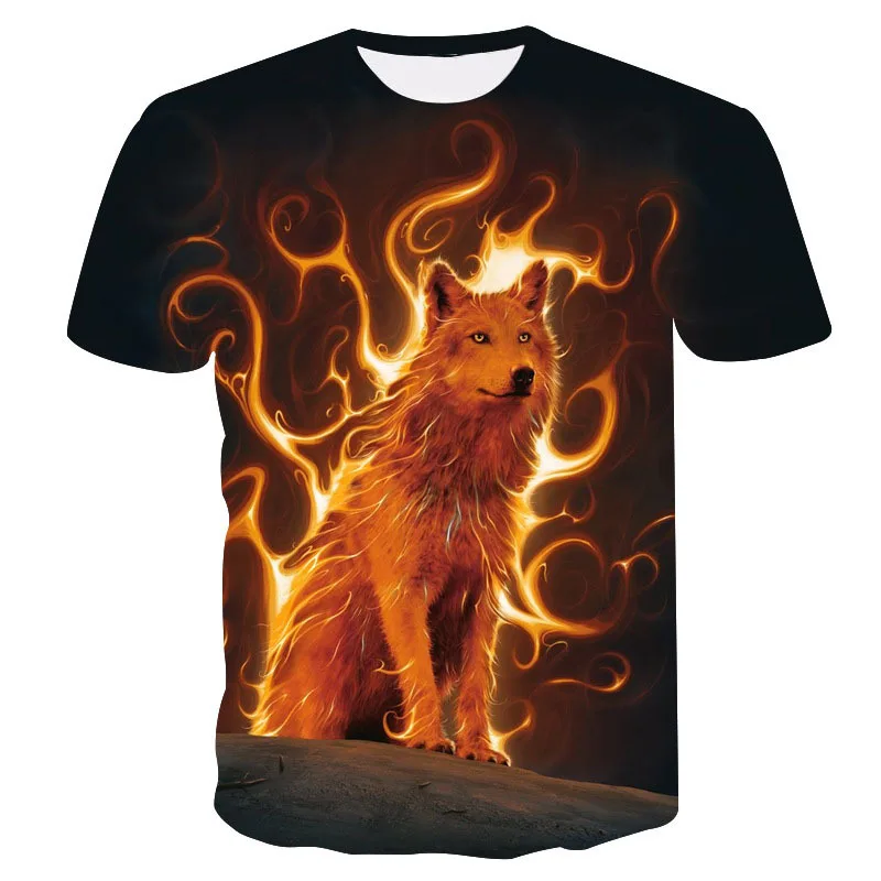 2021 Wolf printed T-shirt men's 3d T-shirt men's and women's casual street tops T-shirt short sleeve round neck T-shirt fashion
2021 Wolf printed T-shirt men's 3d T-shirt men's and women's casual street tops T-shirt short sleeve round neck T-shirt fashion