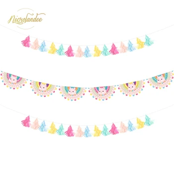 NICROLANDEE Alpaca Paper Sheep Banner Bunting Tassel Garlands for Nursery Photo Prop Birthday Baby Shower Llama Party Decor
NICROLANDEE Alpaca Paper Sheep Banner Bunting Tassel Garlands for Nursery Photo Prop Birthday Baby Shower Llama Party Decor