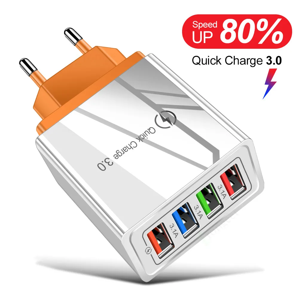 48W Mobile Phone Charger USB Wall Adapter For Huawei iPhone Samsung LG Xiaomi Quick Charge 3.0 QC3.0 QC4.0 Tablet USB Charger
48W Mobile Phone Charger USB Wall Adapter For Huawei iPhone Samsung LG Xiaomi Quick Charge 3.0 QC3.0 QC4.0 Tablet USB Charger