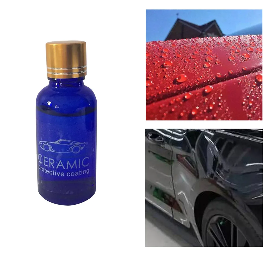 30ML 9H Car Oxidation Liquid Ceramic Coat Super Hydrophobic Glass Coating Set Polysiloxane and Nano materials Care Multicolor
30ML 9H Car Oxidation Liquid Ceramic Coat Super Hydrophobic Glass Coating Set Polysiloxane and Nano materials Care Multicolor