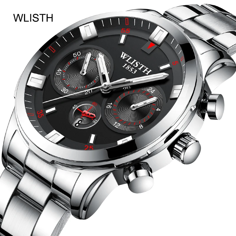 WLISTH Watch Men Quartz Watch Imitation Three-Pin Business Waterproof Watch Fashion Student Trend
WLISTH Watch Men Quartz Watch Imitation Three-Pin Business Waterproof Watch Fashion Student Trend
