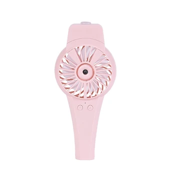 

Holding Mini Humidifier Fan USB Rechargeable Spray for Office, School, Dormitory, Outdoor