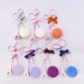 Cute Simulation Macaron Keychain Mini Eiffel Tower Key Ring Pendant for Women Bag Wallet Handbags Wedding Party Jewelry Gifts
Cute Simulation Macaron Keychain Mini Eiffel Tower Key Ring Pendant for Women Bag Wallet Handbags Wedding Party Jewelry Gifts