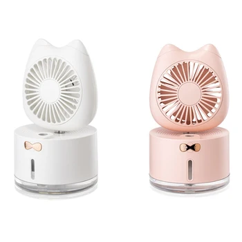 DC5V 1.5A Kitten Humidifier Fan USB Rechargeable Multifunctional Desktop Spray Water Supplement Night Light Fan
DC5V 1.5A Kitten Humidifier Fan USB Rechargeable Multifunctional Desktop Spray Water Supplement Night Light Fan