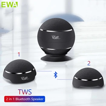 EWA TWS Bluetooth Speaker Wireless 2 in1 Magnetic Loudspeaker Handfree Call MIC Wireless Speakers Bass Loud Altavoz High Quality
EWA TWS Bluetooth Speaker Wireless 2 in1 Magnetic Loudspeaker Handfree Call MIC Wireless Speakers Bass Loud Altavoz High Quality