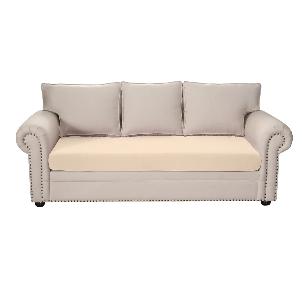Furniture - Solid Color Sofa Seat Covers For Living Room Elastic Sofa Cushion Cover Anti Waterproof oil Stretchy Slipcover Decoration