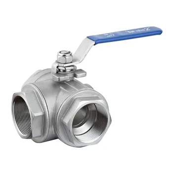 High quality stainless steel switch ball valve 1/2" inch BSP female DN15 SS304 L type T flow 3 way water ball valve
High quality stainless steel switch ball valve 1/2" inch BSP female DN15 SS304 L type T flow 3 way water ball valve