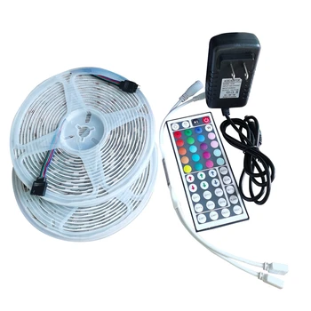 32.8Ft/10M Led Strip Lights 600Leds 3528 Smd Rgb Color Changing Lights IR 44Keys Remote Non-Waterproof DC 12V US Plug
32.8Ft/10M Led Strip Lights 600Leds 3528 Smd Rgb Color Changing Lights IR 44Keys Remote Non-Waterproof DC 12V US Plug