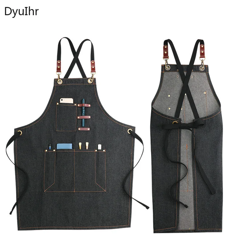 Фартук DyuIhr джинсовый без рукавов, кожаные Наплечные ремни, дизайнерский домашний кухонный водонепроницаемый и грязеотталкивающий фартук с несколькими карманами
Фартук DyuIhr джинсовый без рукавов, кожаные Наплечные ремни, дизайнерский домашний кухонный водонепроницаемый и грязеотталкивающий фартук с несколькими карманами