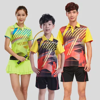 Adsmoney Men/Women Tennis Shirts + Skirts Perfect quality Quick Dry Sports Children Badminton Table Tennis shirt shorts kit
Adsmoney Men/Women Tennis Shirts + Skirts Perfect quality Quick Dry Sports Children Badminton Table Tennis shirt shorts kit