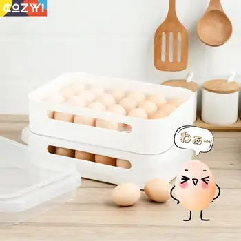 Plastic PP Food Storage Container Mould Proof Breathe Freely Egg Box 24 Grids Freshness Preservation Egg Container
Plastic PP Food Storage Container Mould Proof Breathe Freely Egg Box 24 Grids Freshness Preservation Egg Container