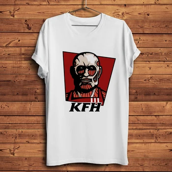 Attack on Titan Fried Human funny anime t shirt homme short sleeve men white casual tshirt unisex manga streetwear tee 
Attack on Titan Fried Human funny anime t shirt homme short sleeve men white casual tshirt unisex manga streetwear tee