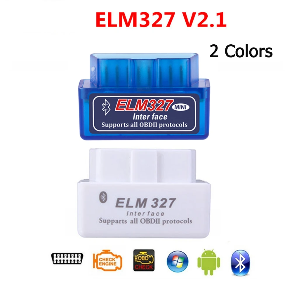 ELM327 V2.1 Bluetooth OBD OBD2 Code Reader CAN-BUS Supports Multi-Brand Cars Multi-Language ELM 327 BT V2.1 Works Android/PC
ELM327 V2.1 Bluetooth OBD OBD2 Code Reader CAN-BUS Supports Multi-Brand Cars Multi-Language ELM 327 BT V2.1 Works Android/PC