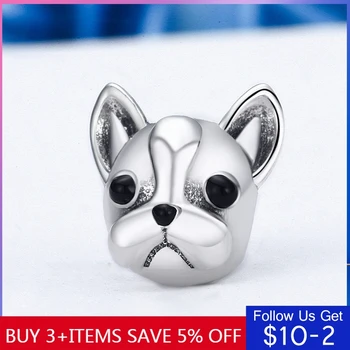 CodeMonkey 100% Real 925 Sterling Silver Dog Head Charms Fit Original 3mm Bracelet Beads DIY Jewelry For Women CMC315
CodeMonkey 100% Real 925 Sterling Silver Dog Head Charms Fit Original 3mm Bracelet Beads DIY Jewelry For Women CMC315