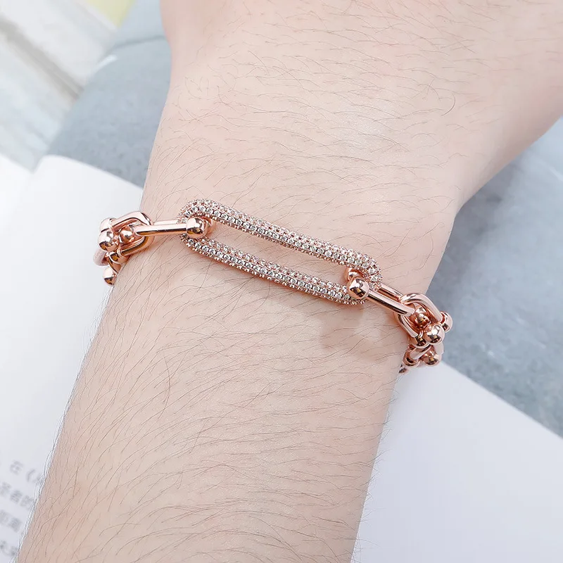 Zciti New 8mm Personality Bracelet Iced Out CZ Bracelet With 1.5inch Tail chain Hip Hop Fashion Charm Jewelry For Gift
Zciti New 8mm Personality Bracelet Iced Out CZ Bracelet With 1.5inch Tail chain Hip Hop Fashion Charm Jewelry For Gift