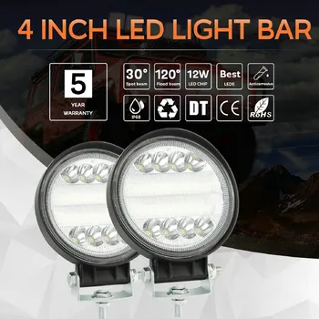 4 Inch 72W Off Road Work Lamp Round LED Light Super Bright Driving Light durable and reliable car accessories лампочки для авто
4 Inch 72W Off Road Work Lamp Round LED Light Super Bright Driving Light durable and reliable car accessories лампочки для авто