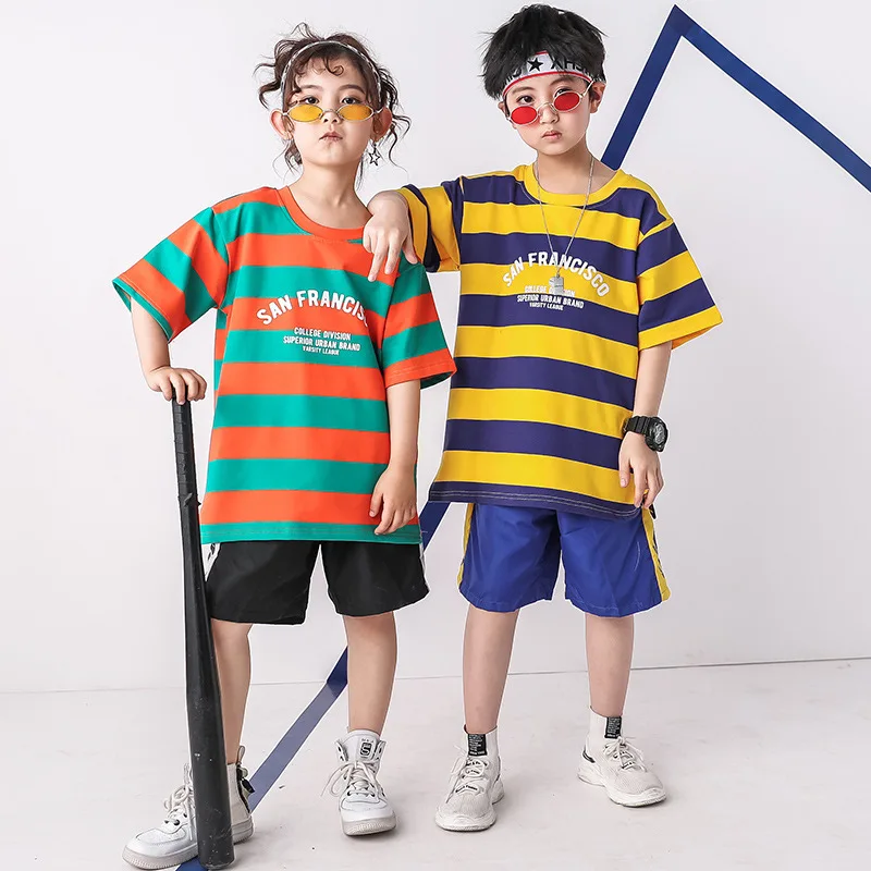 Children Hip Hop Childrenswear Boy's Summer Hip Hop Korean-style Short Sleeve Pants Children Hiphop Boy Hip Hop Clothes Fashion
Children Hip Hop Childrenswear Boy's Summer Hip Hop Korean-style Short Sleeve Pants Children Hiphop Boy Hip Hop Clothes Fashion