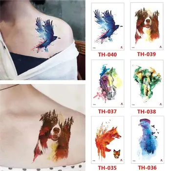 Tattoo Sticker Waterproof Temporary Animals Fox Bear Birds Multicolour Flash Tattoos Body Art Fake Tattoo
Tattoo Sticker Waterproof Temporary Animals Fox Bear Birds Multicolour Flash Tattoos Body Art Fake Tattoo