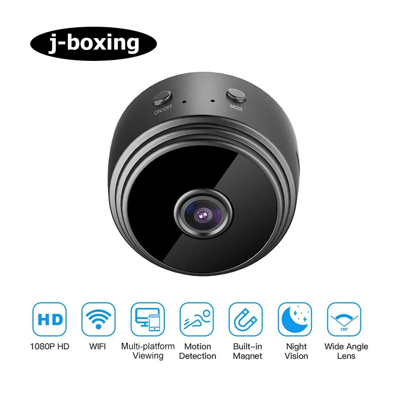 1080P Mini Camera Wifi A9 Home Security Wireless Hidden Surveillance Camera Night Vision P2P Smart Motion Detection Magnetic
1080P Mini Camera Wifi A9 Home Security Wireless Hidden Surveillance Camera Night Vision P2P Smart Motion Detection Magnetic