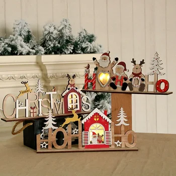 Christmas Laser Engraving Wooden Luminous Letter Card Ornaments Christmas Tree Decoration Diy Assembled Children's Gifts
Christmas Laser Engraving Wooden Luminous Letter Card Ornaments Christmas Tree Decoration Diy Assembled Children's Gifts