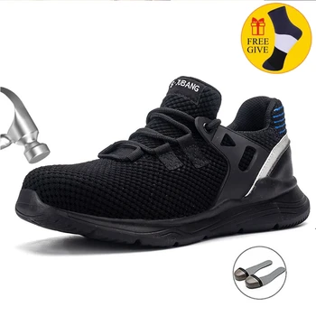 Safety Work Shoes Men Steel Toe Cap Military Boots Working Anti-smash Indestructible Shoes Men Safety Shoes Casual Sport Shoes
Safety Work Shoes Men Steel Toe Cap Military Boots Working Anti-smash Indestructible Shoes Men Safety Shoes Casual Sport Shoes