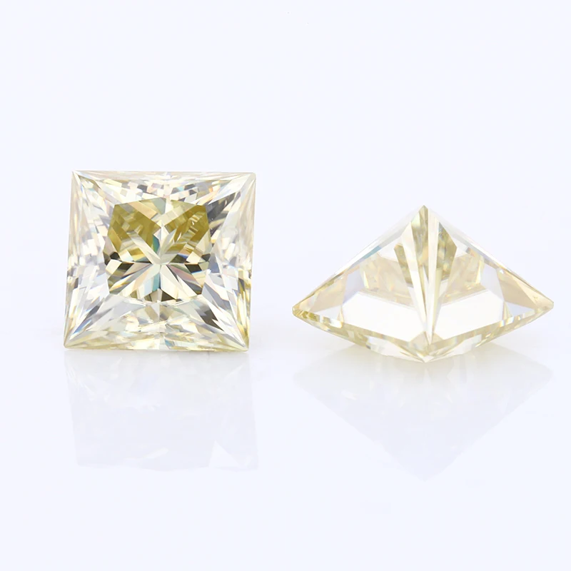 Yellow Color Moissanite 5.5x5.5-12x12mm Princess Shape Brilliant Cut Moissanites Stone for Ring Earrings Pendant Making
Yellow Color Moissanite 5.5x5.5-12x12mm Princess Shape Brilliant Cut Moissanites Stone for Ring Earrings Pendant Making