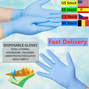 100pcs Disposable Gloves Nitrile Dishwashing/Kitchen/Work/Rubber/Garden Gloves Universal For Left And Right Hand
100pcs Disposable Gloves Nitrile Dishwashing/Kitchen/Work/Rubber/Garden Gloves Universal For Left And Right Hand