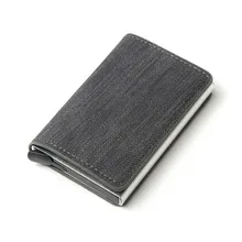 Business ID Credit Card Holder Men and Women Metal RFID Vintage Aluminium Box PU Leather Card Wallet Note Carbon
Business ID Credit Card Holder Men and Women Metal RFID Vintage Aluminium Box PU Leather Card Wallet Note Carbon