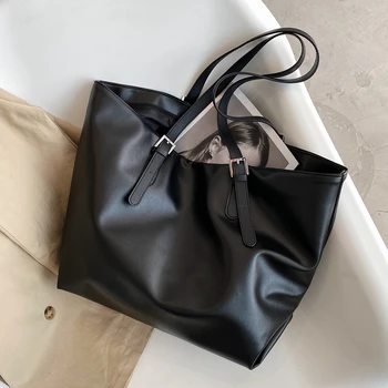Big Bags For Women 2020 New Solid Simple Trending PU Leather Large Handbags Purse Female Casual Documents Shoulder Bag Travel
Big Bags For Women 2020 New Solid Simple Trending PU Leather Large Handbags Purse Female Casual Documents Shoulder Bag Travel
