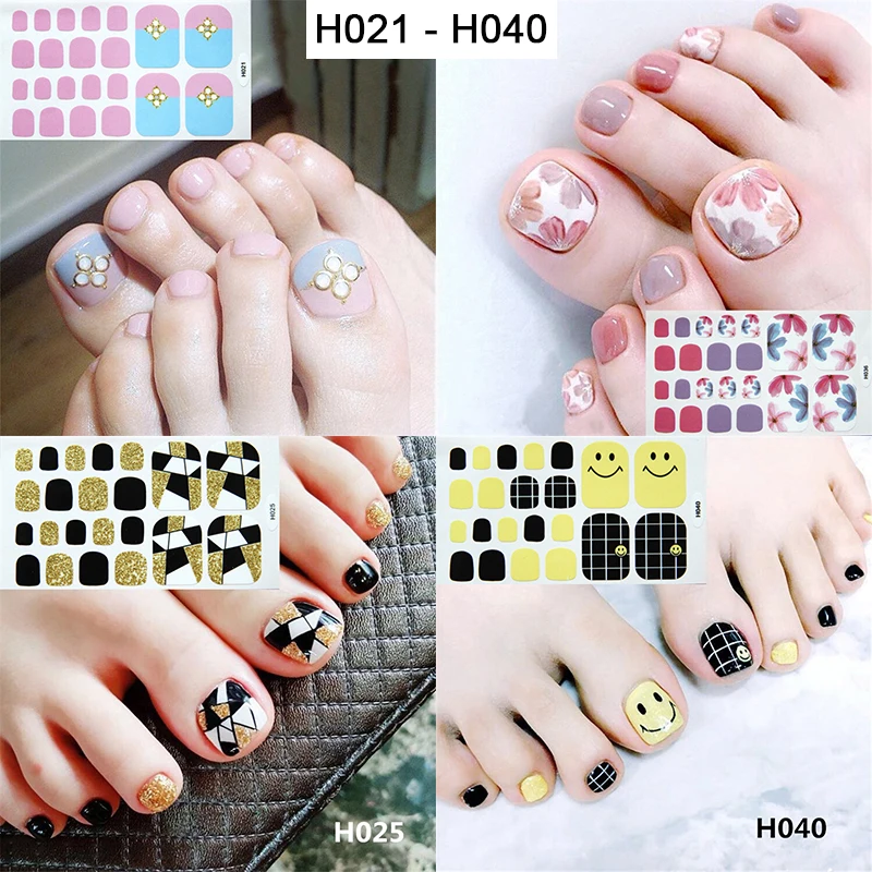 Nusx 1Sheet Adhesive Toe Nail Sticker Glitter Summer Style Tips Full Cover Toe Nail Art Supplies Foot Decal for Women Girl ST031
Nusx 1Sheet Adhesive Toe Nail Sticker Glitter Summer Style Tips Full Cover Toe Nail Art Supplies Foot Decal for Women Girl ST031