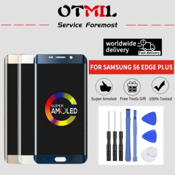 5.7" 100% Super AMOLED For SAMSUNG Galaxy S6 Edge Plus LCD Touch Screen with Frame G928 G928F For S6 edge Plus LCD Burn Shadow
5.7" 100% Super AMOLED For SAMSUNG Galaxy S6 Edge Plus LCD Touch Screen with Frame G928 G928F For S6 edge Plus LCD Burn Shadow