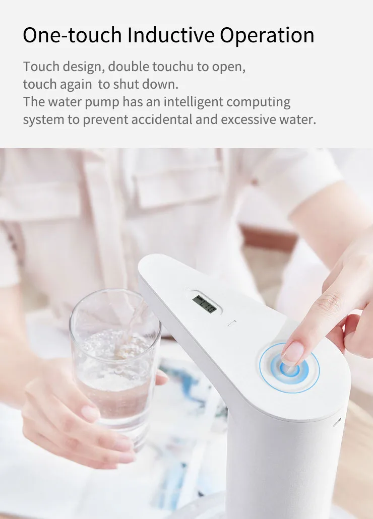Newest Xiaomi XiaoLang Automatic Mini Touch Switch Water Pump Wireless Rechargeable Electric Dispenser Water Pump WithTDS Test (3)