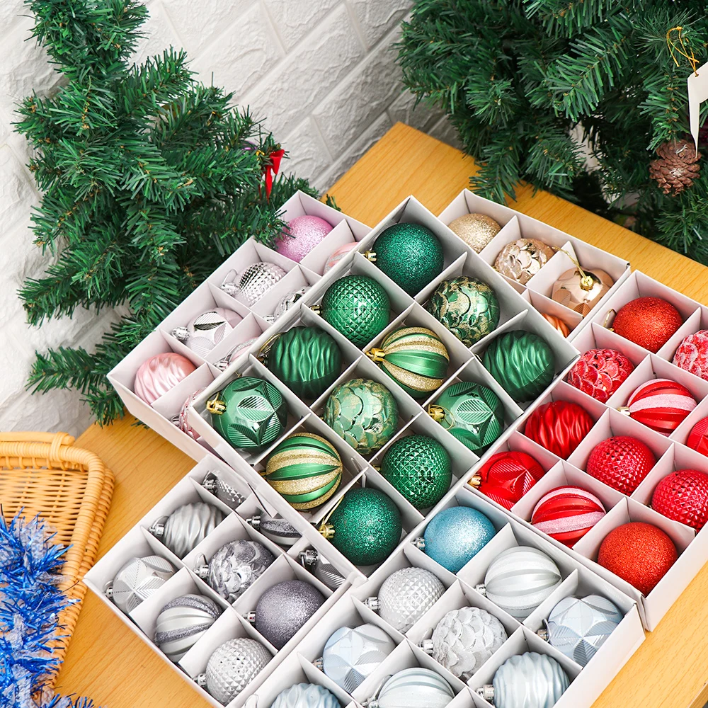 12Pcs New Year Christmas Tree Ball Decor Plastic Ball Bauble Christmas Party Hanging Ball Ornament Home Xmas Decor
12Pcs New Year Christmas Tree Ball Decor Plastic Ball Bauble Christmas Party Hanging Ball Ornament Home Xmas Decor