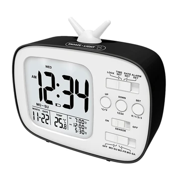 Digital Clock Retro TV Shape Alarm Clock Children Student Bedside Alarm Clock Display Digital Alarm Clock
Digital Clock Retro TV Shape Alarm Clock Children Student Bedside Alarm Clock Display Digital Alarm Clock