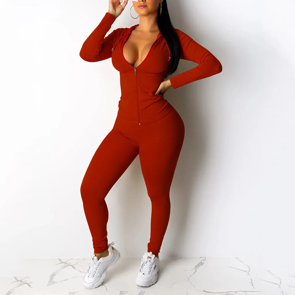 Solid Colid Tracksuits 2 Set Piece Set Woman Tops Sweatshirt Long Pants Pockets Club Suits Overalls Outfit tracksuit women 8.24
Solid Colid Tracksuits 2 Set Piece Set Woman Tops Sweatshirt Long Pants Pockets Club Suits Overalls Outfit tracksuit women 8.24