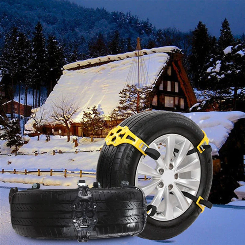 1PC Universal Winter Car Tire Snow Chain Adjustable Emergency Anti-Skid Automobile Belt Snow Chain For Truck Car SUV
1PC Universal Winter Car Tire Snow Chain Adjustable Emergency Anti-Skid Automobile Belt Snow Chain For Truck Car SUV
