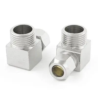 2 Pcs 3/8" PT Male to 8mm Tube Swivel Elbow Nickel Plated Brass Quick Coupler
2 Pcs 3/8" PT Male to 8mm Tube Swivel Elbow Nickel Plated Brass Quick Coupler