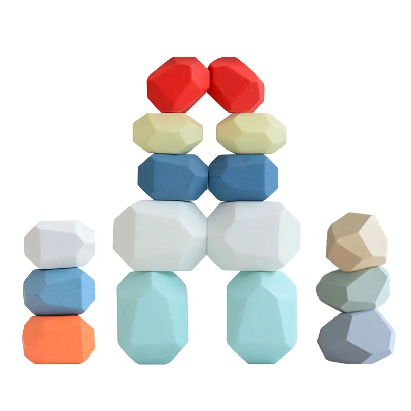 Creative Wooden Jenga Building Block Colored Stone Educational Toys Cold Tone Nordic Style Stacking Game Children's Wooden Toys
Creative Wooden Jenga Building Block Colored Stone Educational Toys Cold Tone Nordic Style Stacking Game Children's Wooden Toys