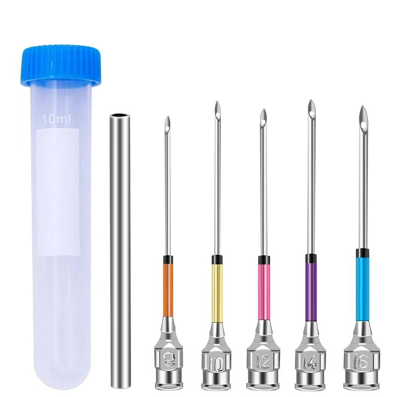 5Pcs Embroidery Stitching Punch Needle Sewing Tool Set With Needle Bottle 9# 10# 12# 14# 16#
5Pcs Embroidery Stitching Punch Needle Sewing Tool Set With Needle Bottle 9# 10# 12# 14# 16#