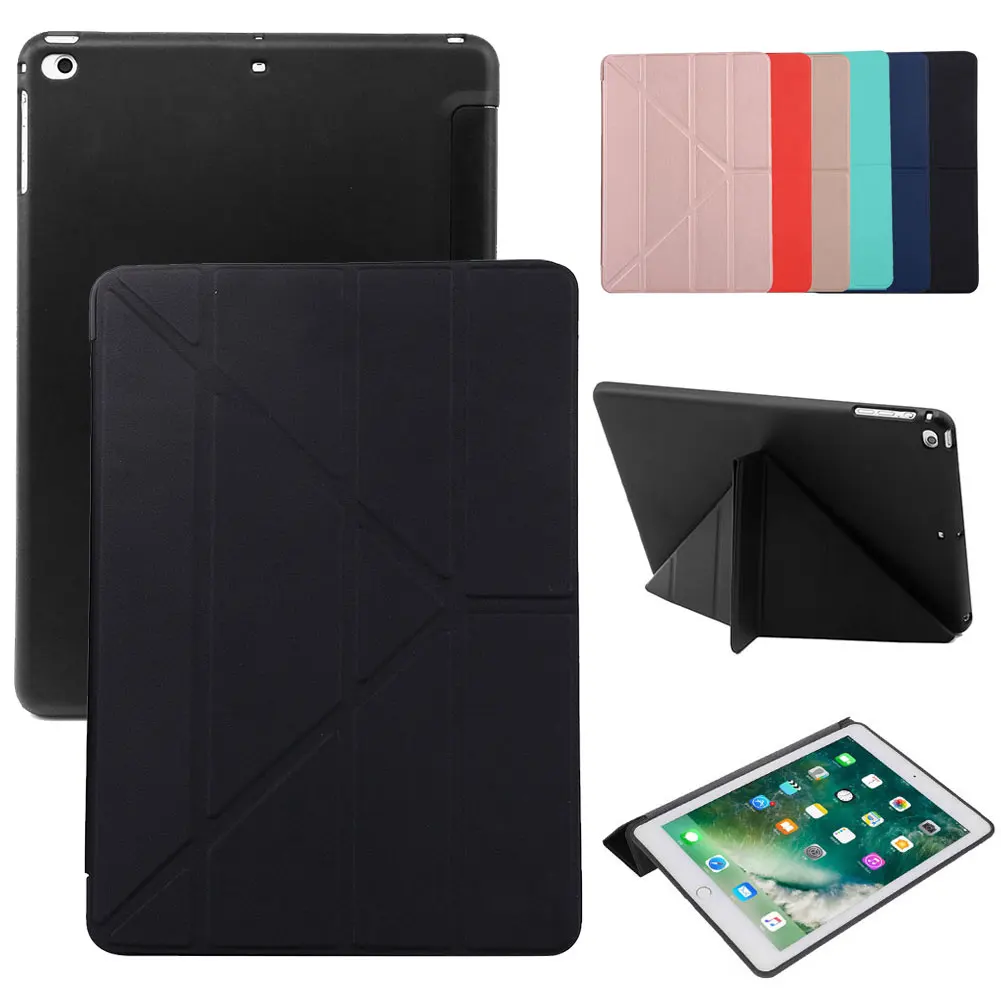 Фото For Apple iPad 10.2inch 2019 Tablet Smart Protective Case Sleep Wake Function PU Leather Shockproof Waterproof Stand Cover | Компьютеры и