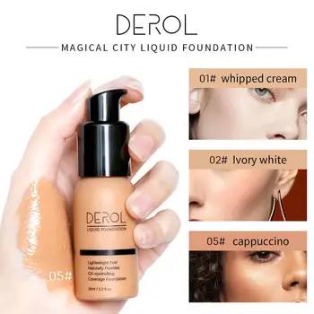 30ml Liquid Foundation Moisture Concealer Matte Makeup Base Face Liquid Cream Brighten Oil-control Flawless Cosmetic
30ml Liquid Foundation Moisture Concealer Matte Makeup Base Face Liquid Cream Brighten Oil-control Flawless Cosmetic