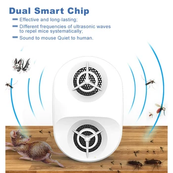 2020 4pcs new ultrasonic electronic mosquito repellent insect repellent mouse repellent Wide effective coverage Insect repellent
2020 4pcs new ultrasonic electronic mosquito repellent insect repellent mouse repellent Wide effective coverage Insect repellent