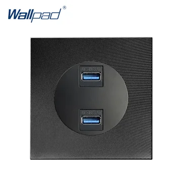 2 USB 3.0 Socket For DATA Transmission Wallpad Luxury Aluminum Metal Panel Electric Wall Power Socket Electrical Outlets 
2 USB 3.0 Socket For DATA Transmission Wallpad Luxury Aluminum Metal Panel Electric Wall Power Socket Electrical Outlets