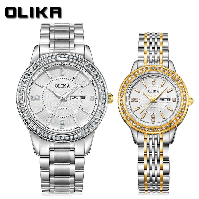 Hot Cross Border Watch Men's Fashion Diamond Inlaid Couple's Watch Waterproof Stainless Steel Quartz Watch 2021 New Women's Hair
Hot Cross Border Watch Men's Fashion Diamond Inlaid Couple's Watch Waterproof Stainless Steel Quartz Watch 2021 New Women's Hair